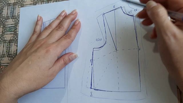 Как убрать нагрудную вытачку для большого размера груди смотреть онлайн