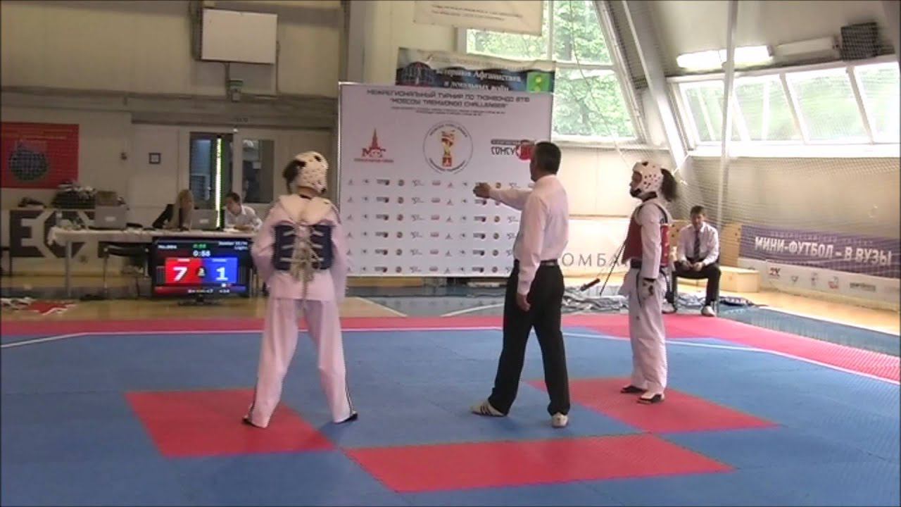 Taekwondo WTF. 17.05.2014. Moscow Challenger. Хорошилова-Рудерман