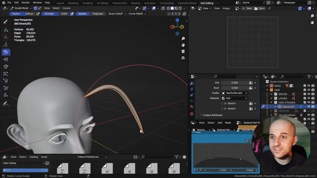 How to Create Stylized Hair in Blender смотреть онлайн