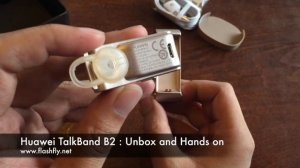 Huawei TalkBand B2 (Gold) : Unbox and Hands On