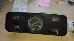 Москвич. Комбинация приборов кп-213. Подключение димера в светодидную подсветку кп-213. Часть 5.