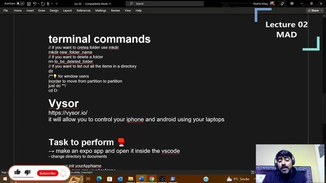 Android & IOS Development | Lecture 02  | CLI & NPM tools and React Native | Hindi / Urdu