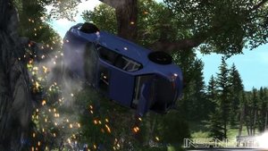 BeamNG Drive Hirochi Sunburst Sports RS Crash Testing #121 - Insanegaz