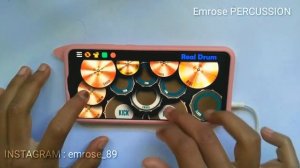 Real Drum Tutorial For Beginner Part 1 | How To Play Real Drum App | Emrose PERCUSSION