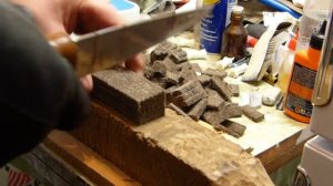 Рез войлока контрольным ножом8Х6НФТ