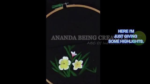 How To Paint/Plumeria/Fabric Designs/Acrylic Painting Tutorials/Beginners/English Subtitles смотреть онлайн