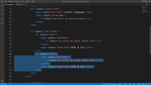 Multiple Options Select Menu in HTML CSS & JavaScript смотреть онлайн