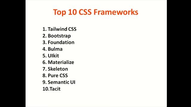 Best CSS Framework in 2021 ||  Multiple CSS framework in this Video || How to Learn CSS framework ?