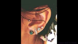 Пирсинг ушей. Трендовые идеи -- Piercing of the ears. Trending ideas -2019