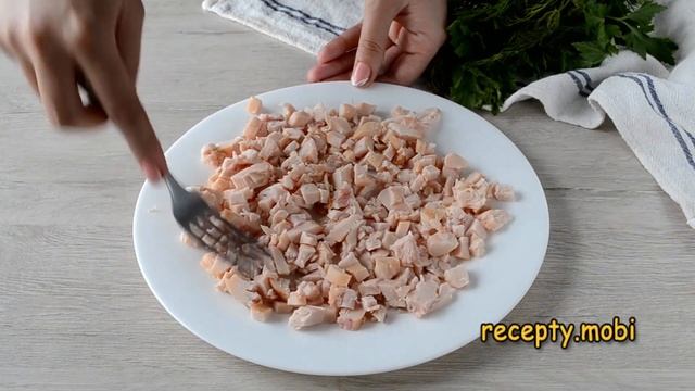 Салат Изабелла с корейской морковкой