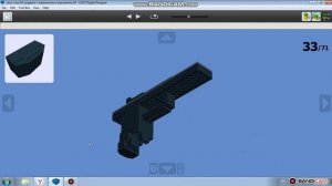 как сделать глок-18 градиент из лего