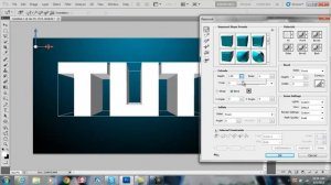 how to make 3d text in photoshop cs5