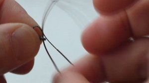 Классический Карповый поводок, Как связать поводок для Карпа Сазана, Волосяная оснастка, под бойлы