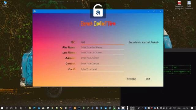 Address Book | Java Connect SQL Server Program смотреть онлайн