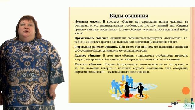 Открытый урок СПО. Структура общения.