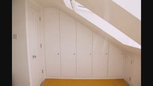 Шкаф-купе для мансардных помещений с Распашными дверями