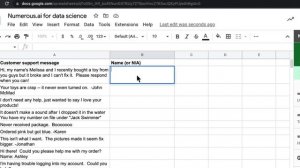 Using ChatGPT for data science in Google Sheets