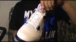 Видео-обзор Air Jordan IV (4) Retro "White Cement" от Свистова Арсения