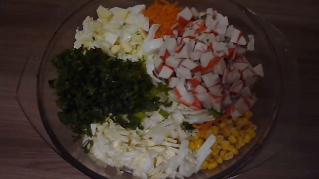 Салат из Крабового мяса Пекинской капусты и Моркови по-корейски - Как приготовить 11 03 2019 смотреть онлайн