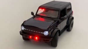 1:18 FORD BRONCO with POLICE LIGHTS!