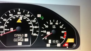 Mercedes E Class W210 SRS Airbag Warning Light - How To Turn It Off