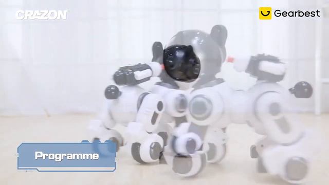 Радиоуправляемая собака-робот Crazon 1901 смотреть онлайн