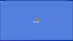 Windows XP при минимальном масштабировании