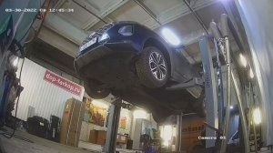 Установка фаркопа на Hyundai Santa Fe IV 2019 год. Leader Plus, арт. H230-A