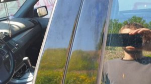 Бмв х5 е53 полировка черных молдингов