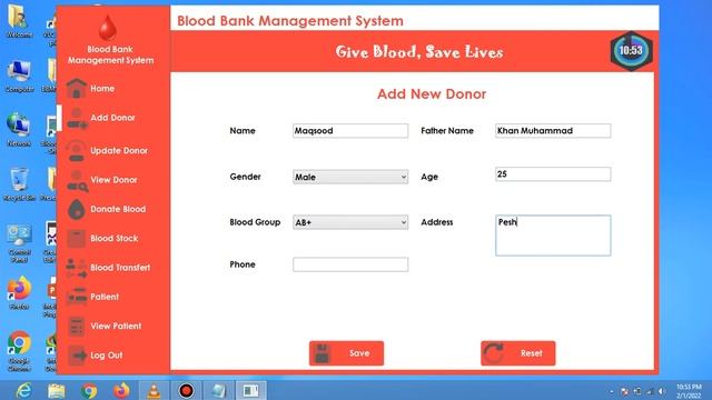 Blood Bank Management System in (C#, MS SQL Server) with Source Code смотреть онлайн