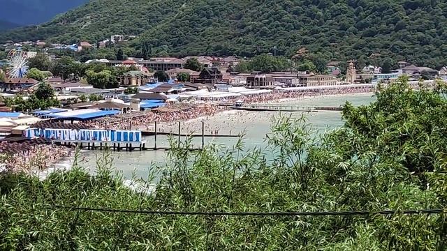 Архипо-Осиповка 10 июля 2023 года ?️ Обстановка на пляже ⛱️