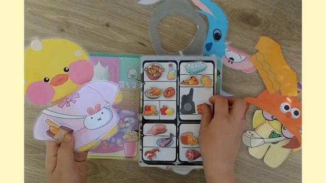 Альбом на липучках "Уточка Лалафанфан" смотреть онлайн