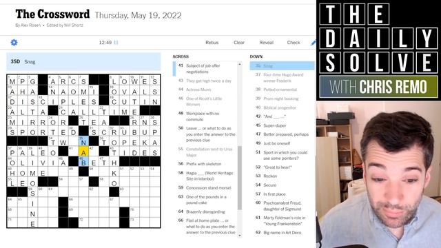 Thursday: Building Crossword Theme Step by Step смотреть онлайн