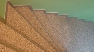 #каменныйковер лестница в доме из каменного ковра | Видео работы Компании Renext