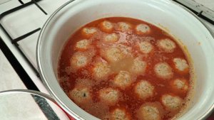 Суп гороховый с фрикадельками. Очень даже вкусный! Могу смело рекомендовать! 04 декабря 2023 г.