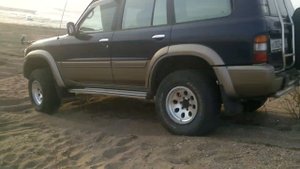 Nissan Safari Y61 по песку