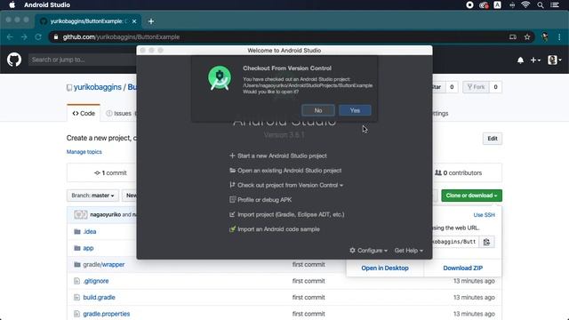 How to download, clone a source code from GitHub? / Android Tips for Programming beginner