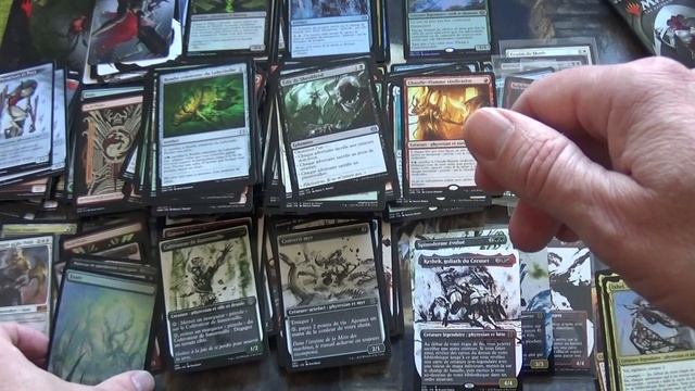 Ouverture d'une boîte de 30 boosters d'extensions Tous Phyrexians, cartes Magic The Gathering PART смотреть онлайн