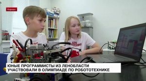 Юные программисты из Ленобласти участвовали в олимпиаде по робототехнике