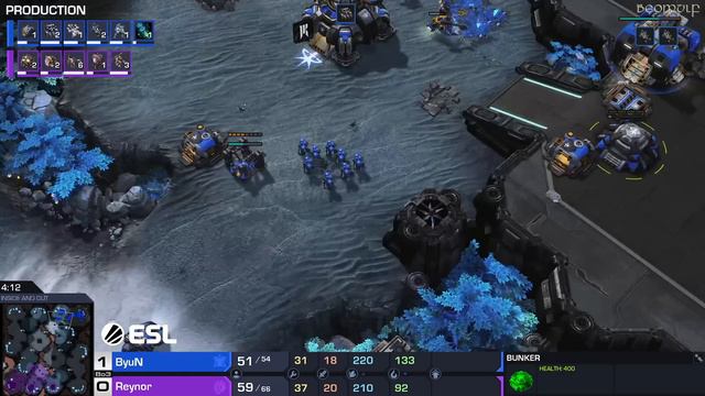 StarCraft 2: BYUN vs REYNOR - ESL Open Cup #135 Americas смотреть онлайн