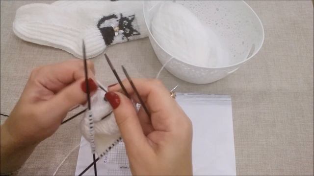 Стильные носочки за вечер/МК/И вновь носочки с Котятами)