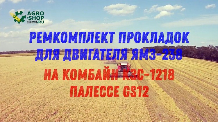Ремкомплект прокладок для комбайна КЗС-1218 Палессе GS12