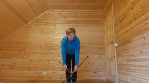 Комплекс упражнений со скандинавскими палками 1 часть