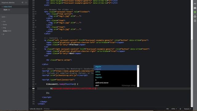 Carrossel com barra de progresso usando Bootstrap e jQuery смотреть онлайн
