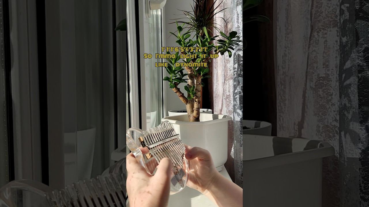 BTS - Dynamite #kalimba #cover #разбор #табы #k-pop #BTS ЗАКАЗАТЬ КАЛИМБУ - В ОПИСАНИИ смотреть онлайн