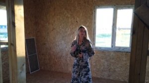 Строительство дома из СИП панелей. Внешняя отделка пластиковыми панелями Docke.