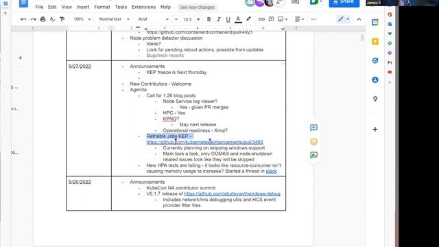 Kubernetes SIG Windows 20220927 смотреть онлайн