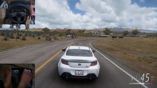 Toyota GR 86 2022 - Forza Horizon 5 - Steering Wheel Gameplay смотреть онлайн