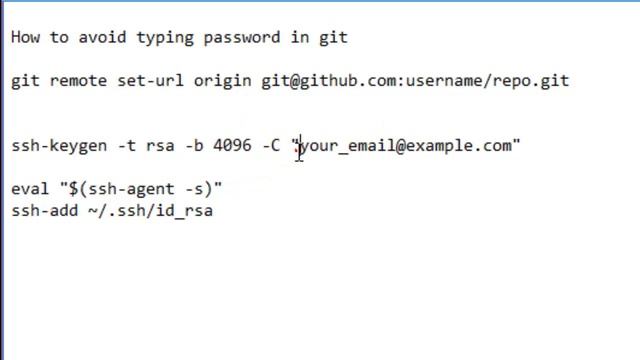 How to avoid typing password in git смотреть онлайн