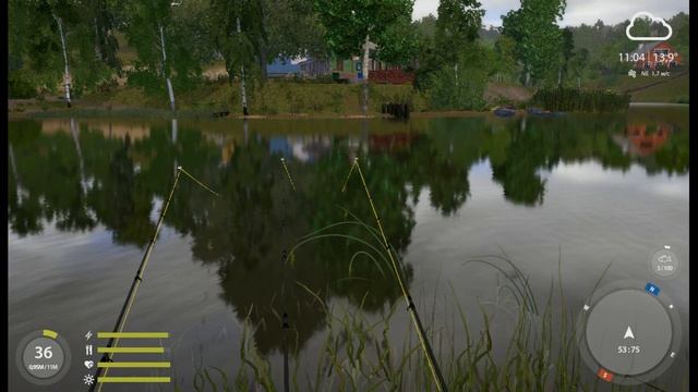 Русская Рыбалка 4 /PP4/ оз. Комариное, Язь трофейный смотреть онлайн